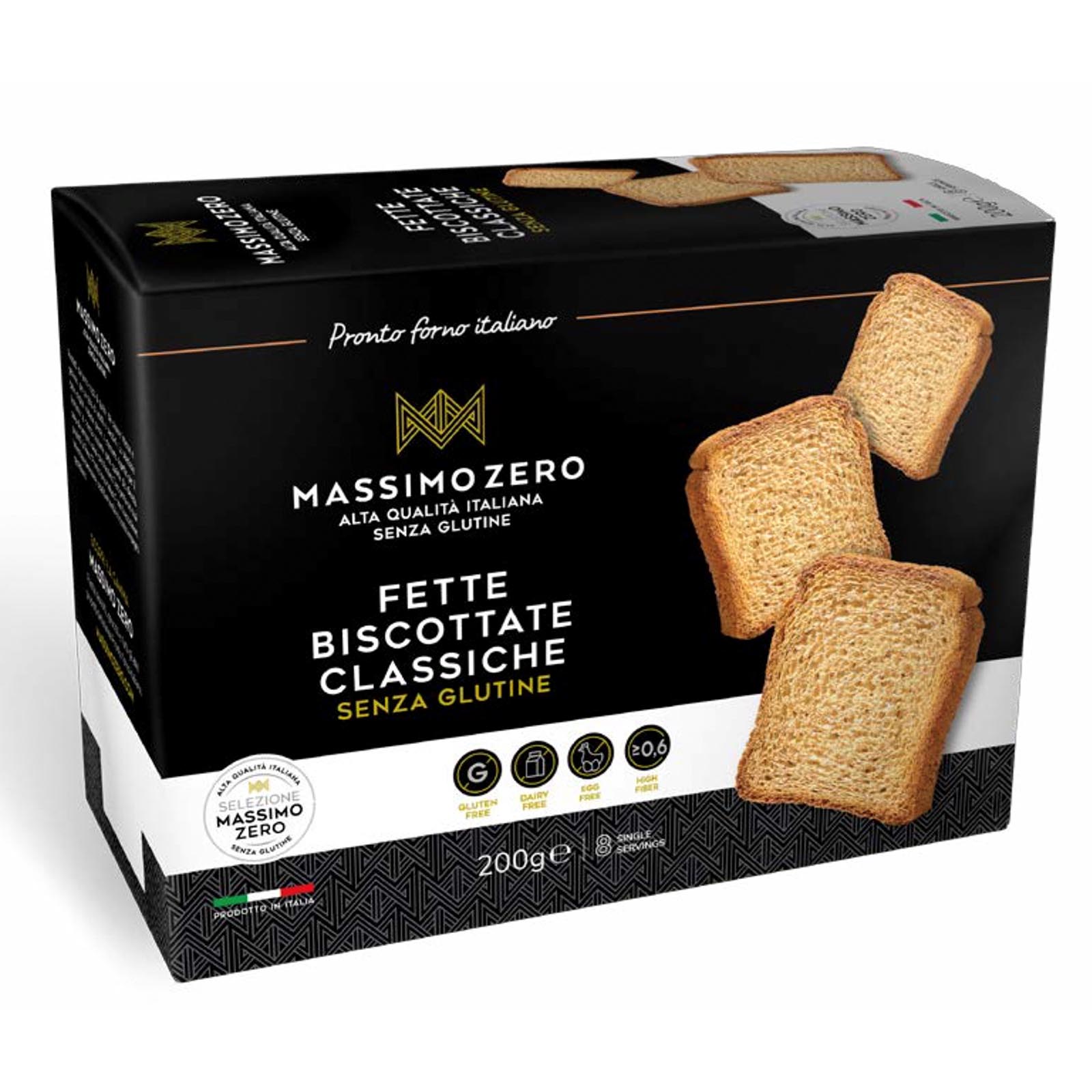 Massimo Zero Fette biscottate classiche senza glutine 200 g
