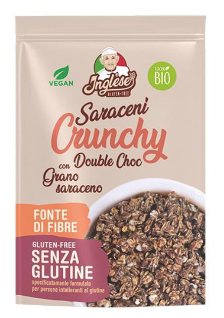 Inglese SARACENI “CRUNCHY” DOUBLE CHOC GR.250