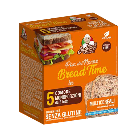Inglese BREAD TIME MULTICEREALI GR.250-