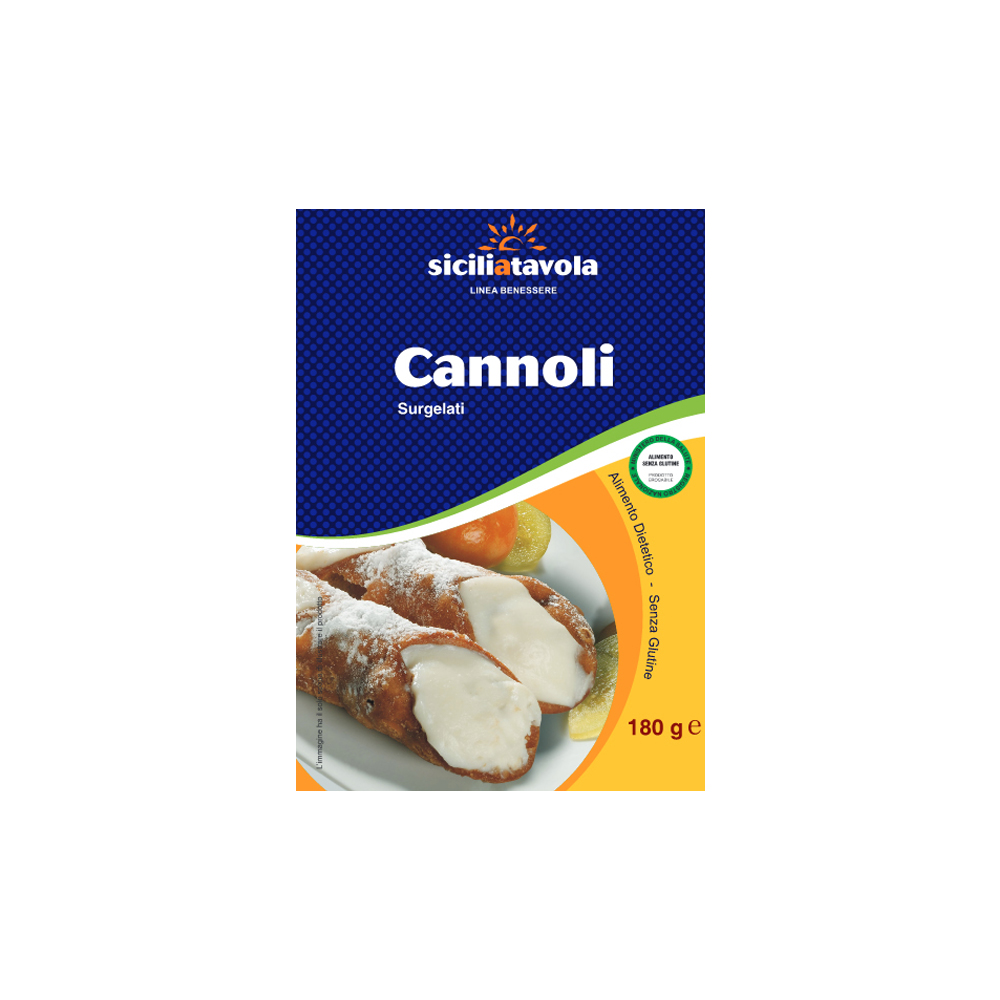 Rottura Food Surgelato SiciliaTavola Cannoli con ricotta gr 180