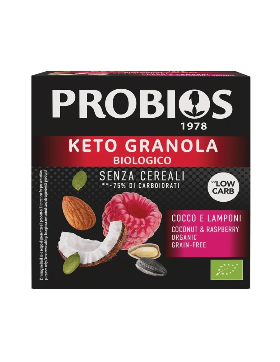 Probios KETO GRANOLA COCCO E LAMPONI