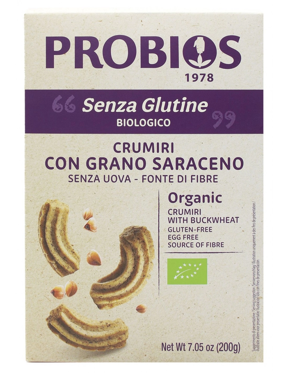 Probios CRUMIRI CON GRANO SARACENO S/G 200G