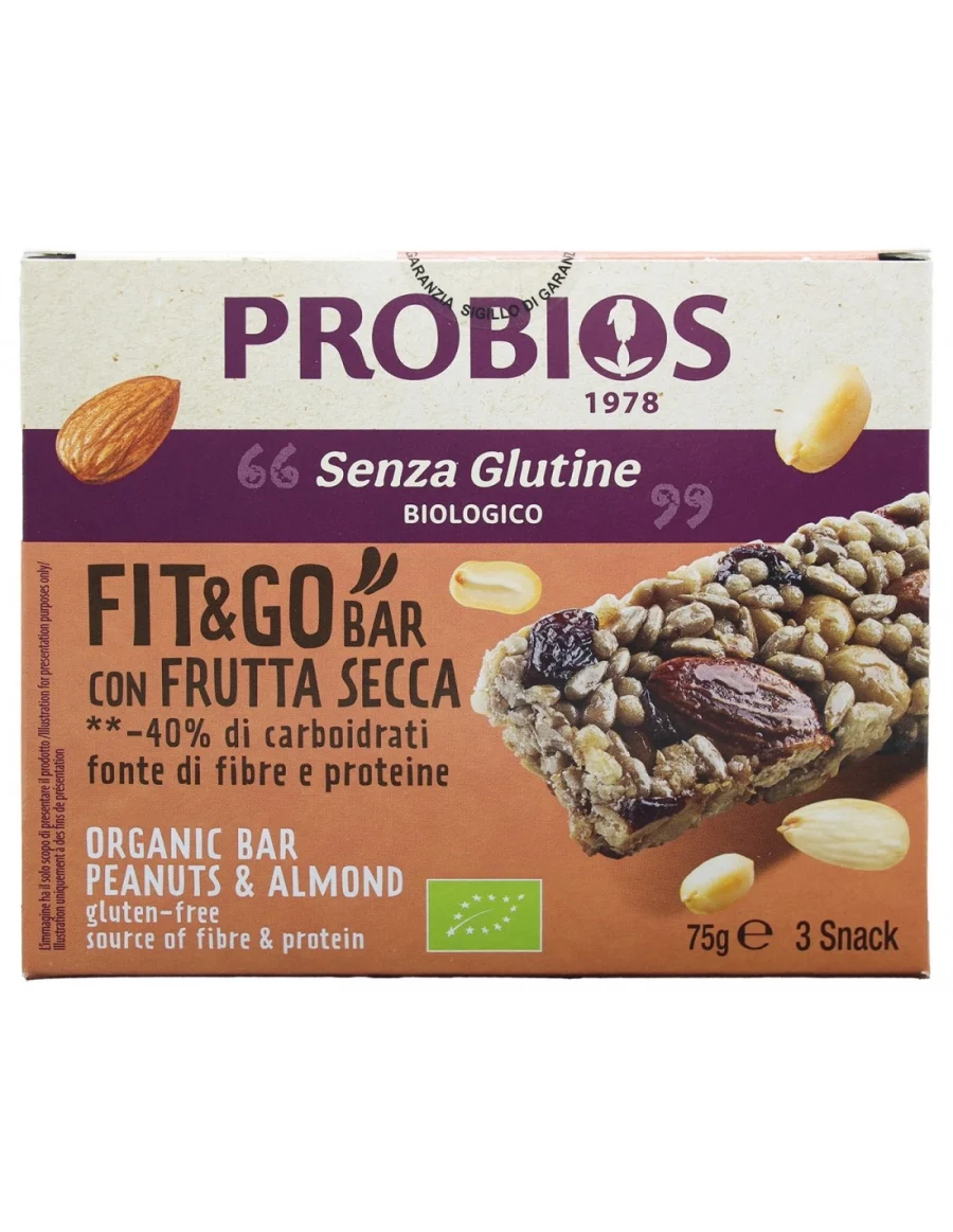 Probios FIT&GO BAR CON FRUTTA SECCA