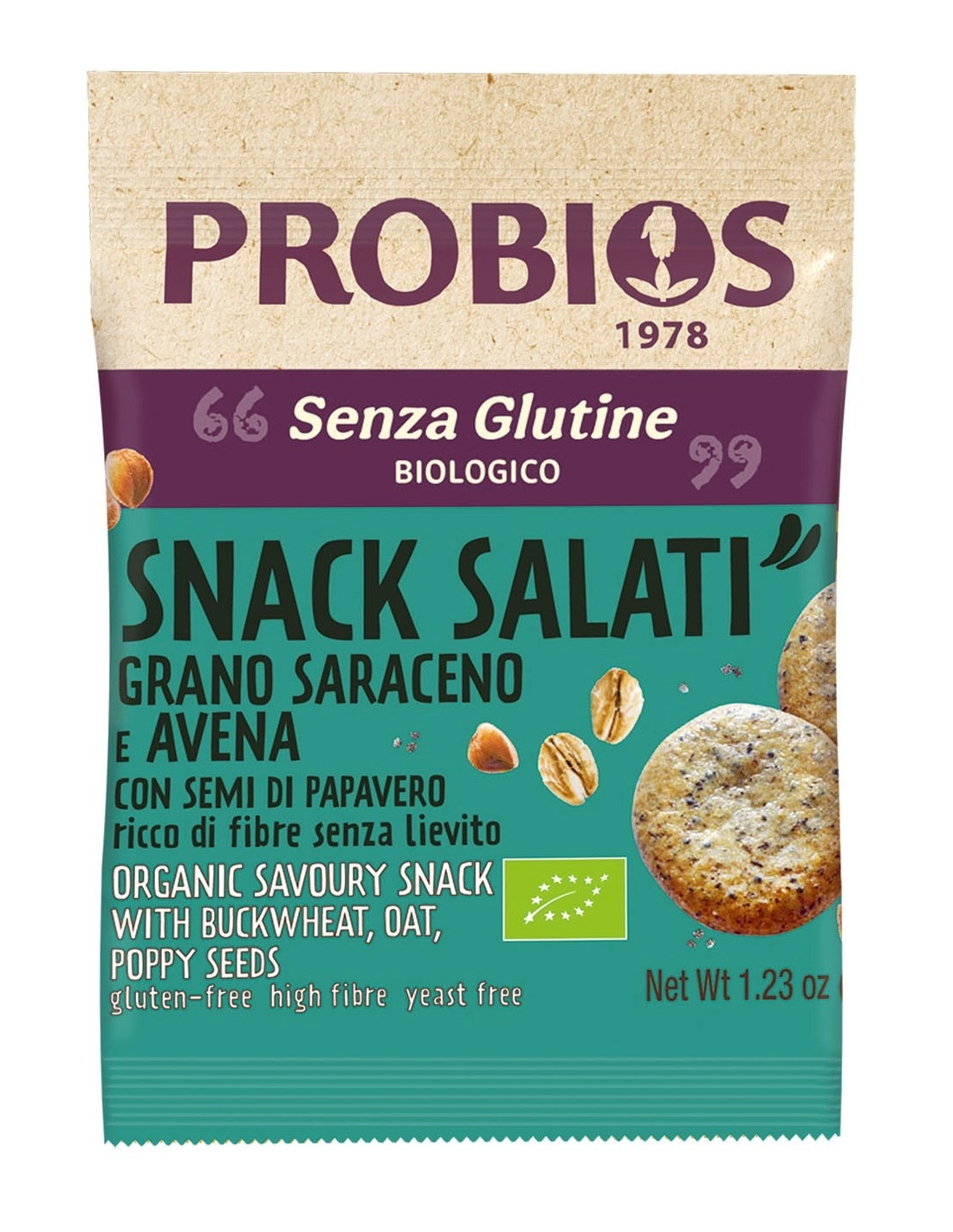 Probios SNACK SARACENO E AVENA 35G S/GLUTINE