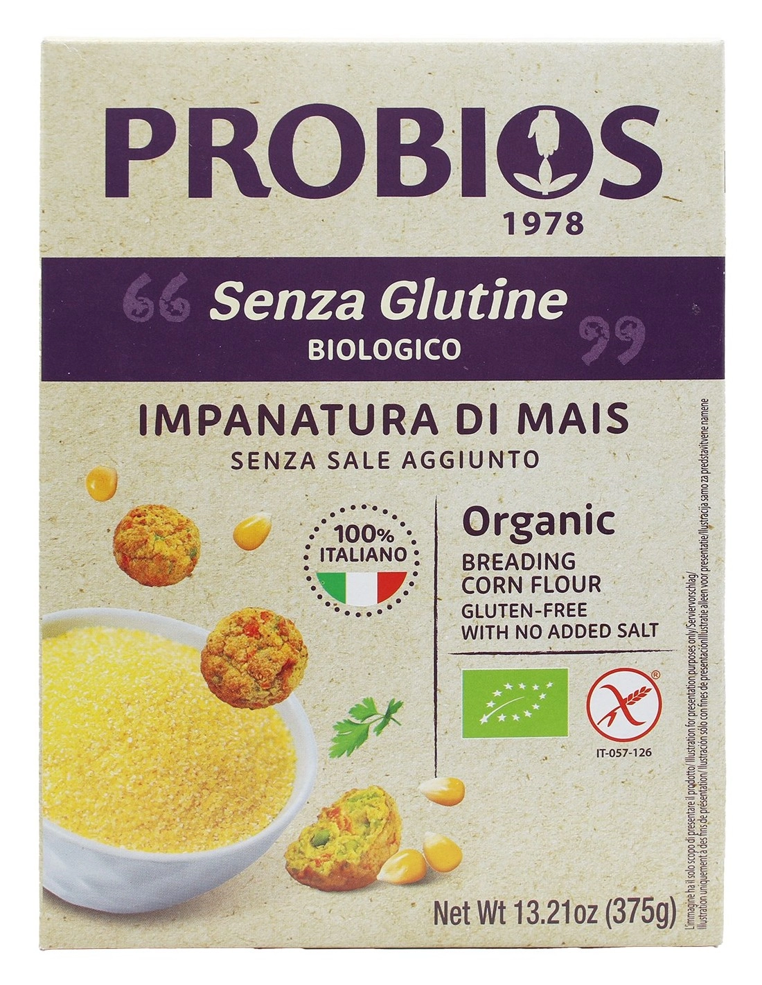 Probios IMPANATURA DI MAIS S/GLUTINE 375G