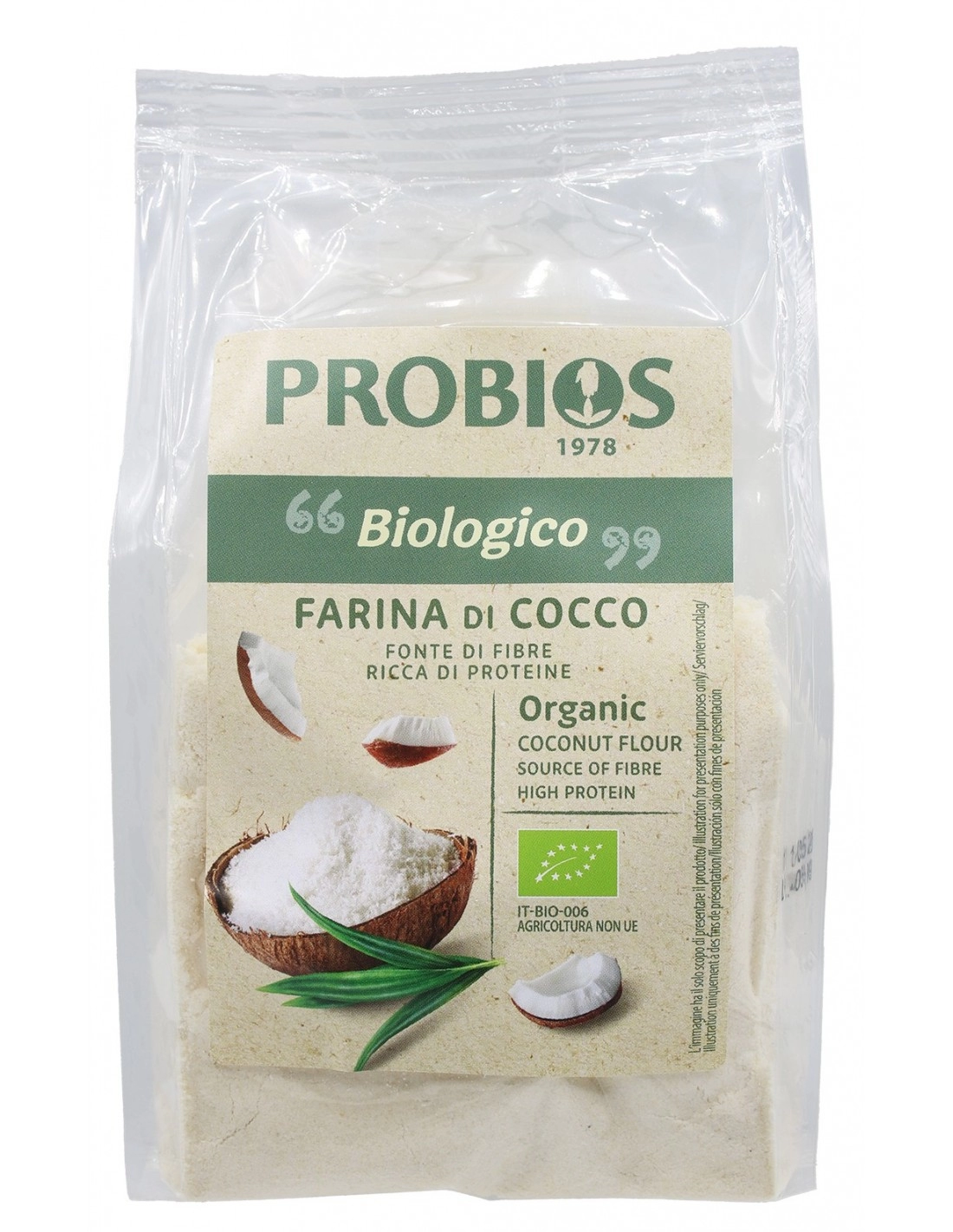 Probios FARINA DI COCCO 250G S/GLUTINE