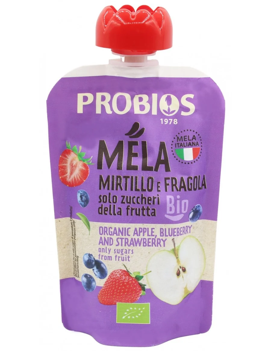 Probios DOYPACK POLPA MELA MIRT. E FRAG. 100G