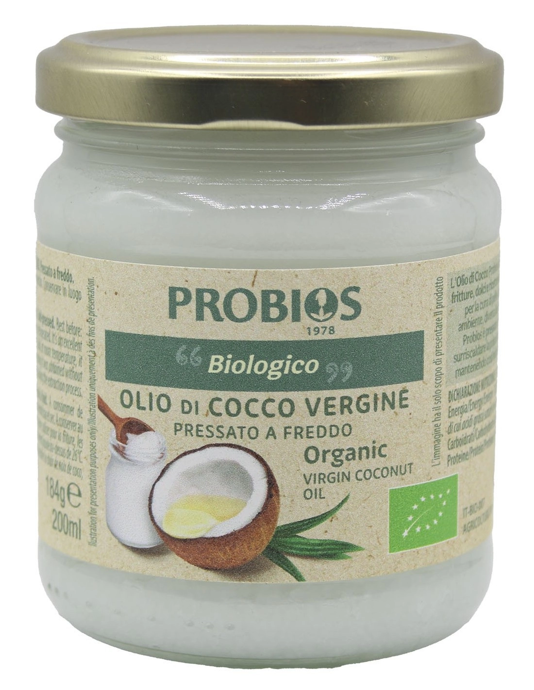 Probios OLIO DI COCCO 200ML