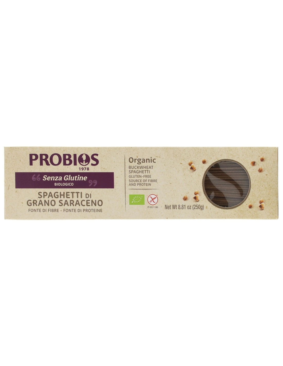 Probios SPAGHETTI DI GRANO SARACENO S/G 250G