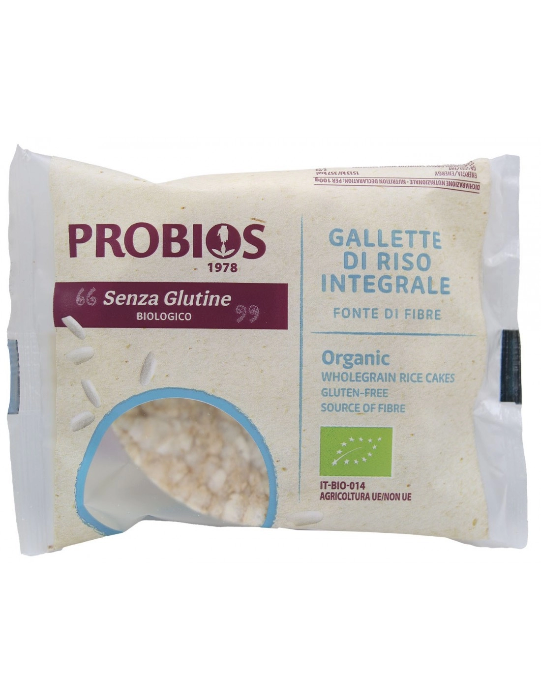 Probios GALLETTE DI RISO CON SALE DUOPACK 13G