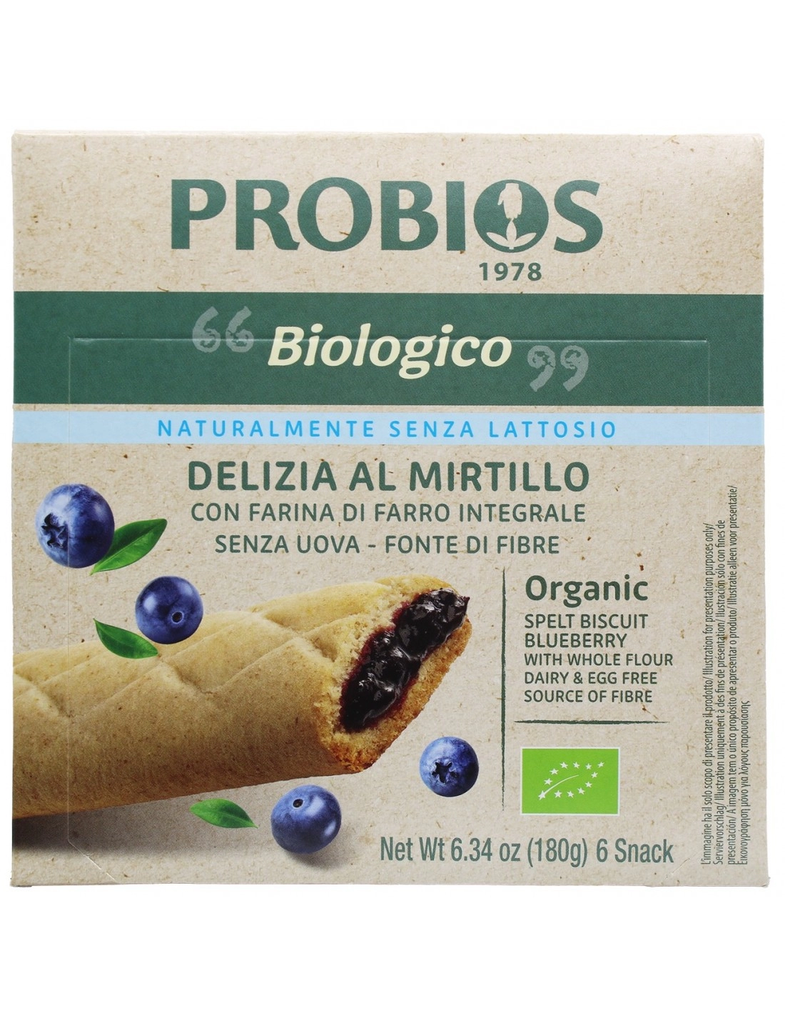 Probios FARRO DELIZIA AL MIRTILLO 6X30G