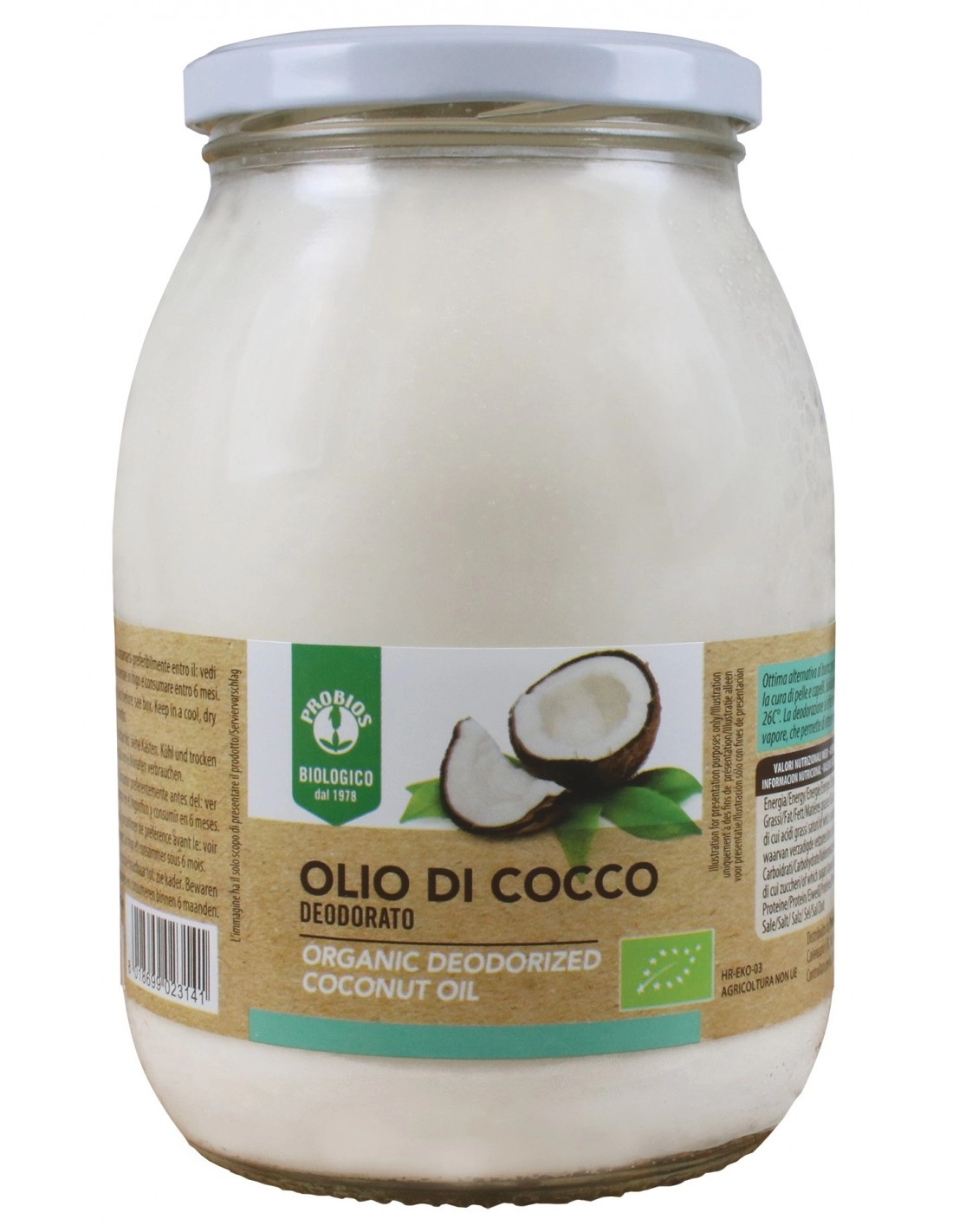 Probios OLIO DI COCCO DEODORATO 900 GR