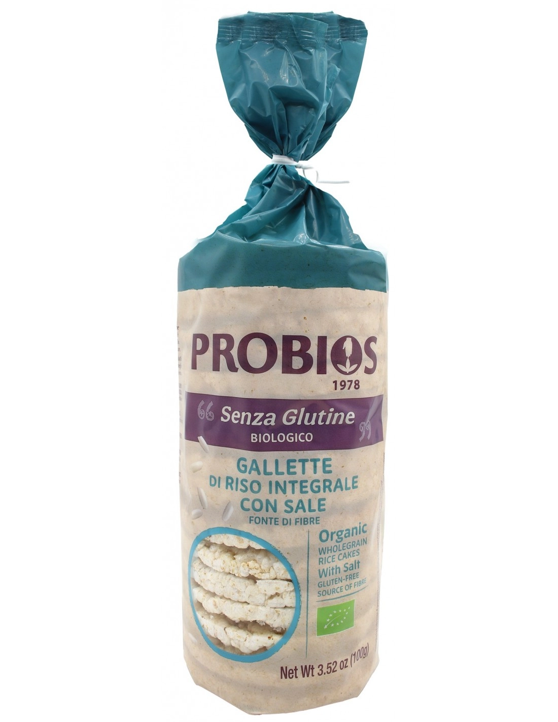 Probios GALLETTE DI RISO CON SALE S/G 100G