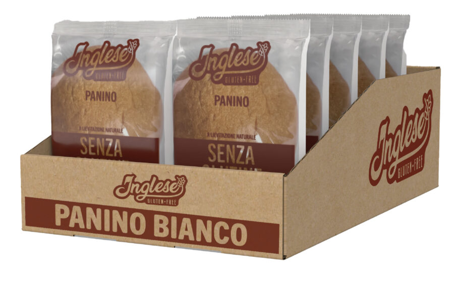 Inglese PANINO BIANCO 1PZ. GR.35 - BOX 10PZ - NOVITA'  PROMO LANCIO