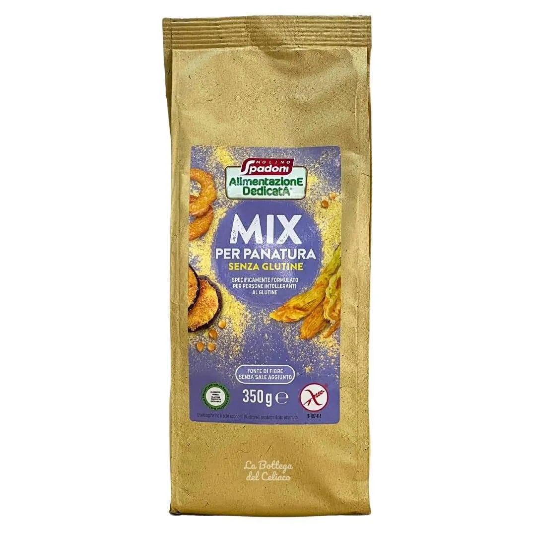 Inglese MOLINO SPADONI MIX PANATURA 350g S/GLUTINE  . NOVITA!