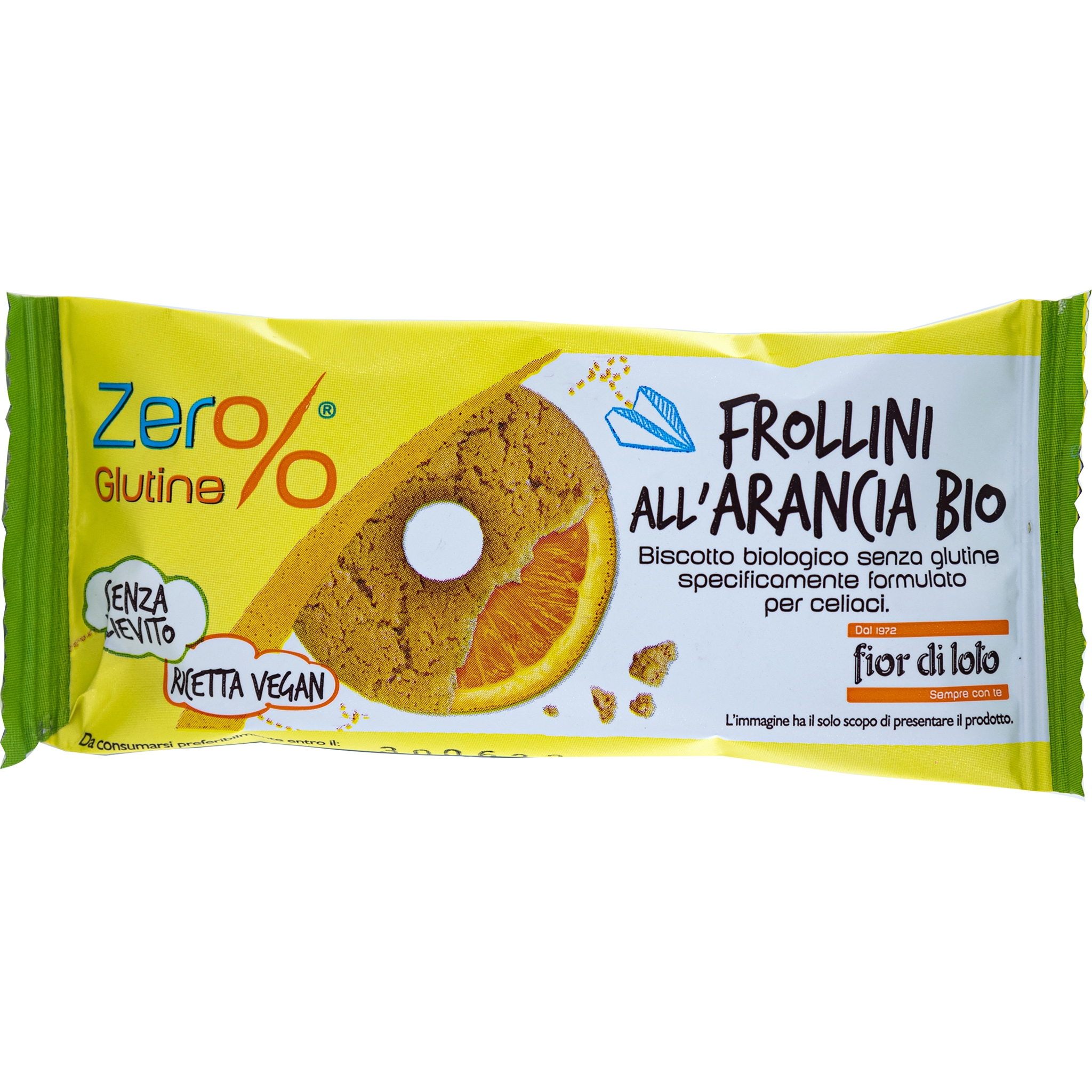 Biotobio Frollini all’arancia monodose