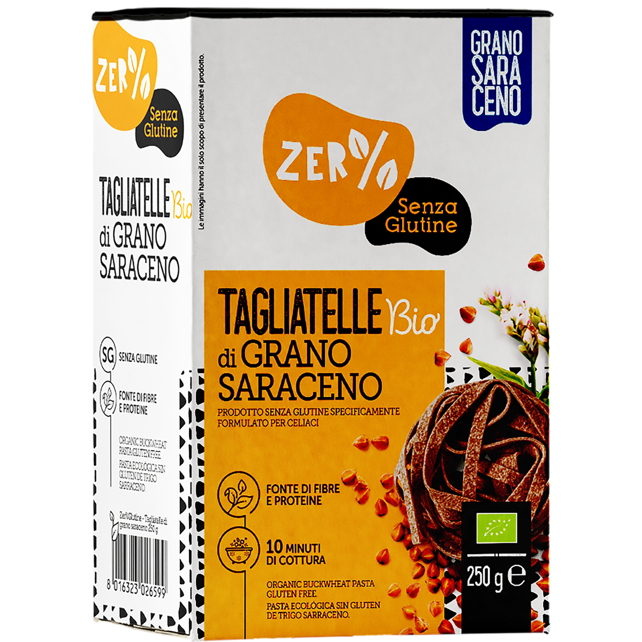Biotobio Grano saraceno – tagliatelle a nido