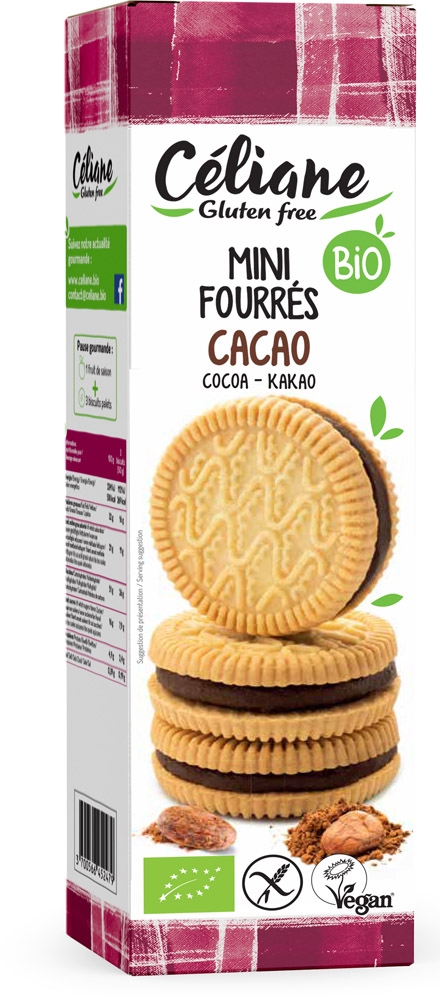 Biotobio Biscotti farciti al cacao