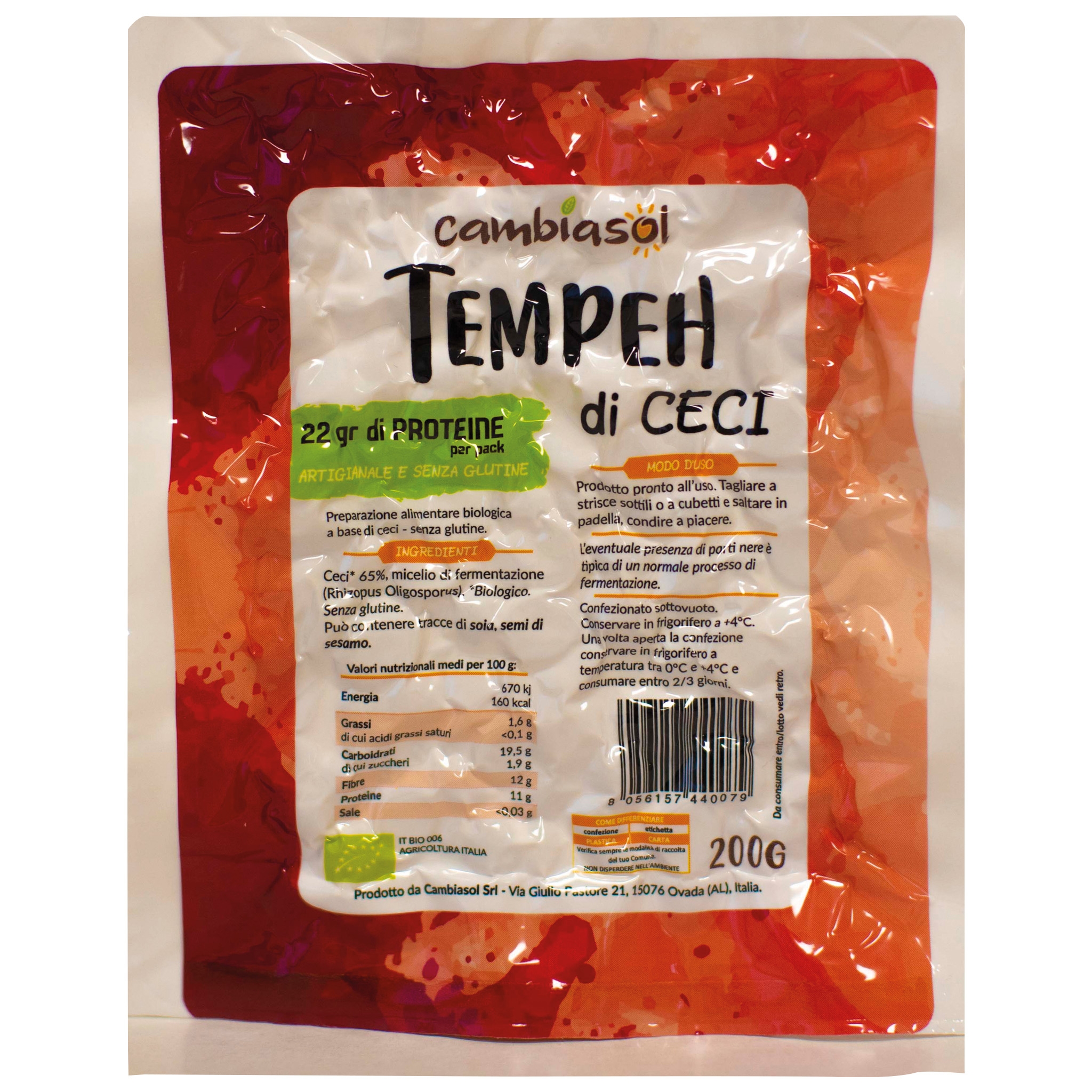 Biotobio Tempeh di ceci