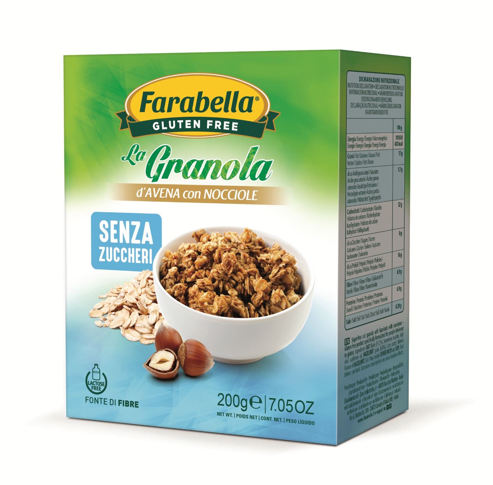 Farabella Granola d’Avena e Nocciola