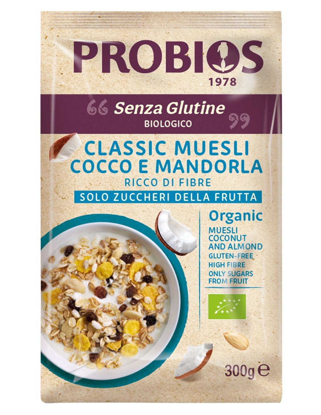 Probios CLASSIC MUESLI COCCO E MANDORLA