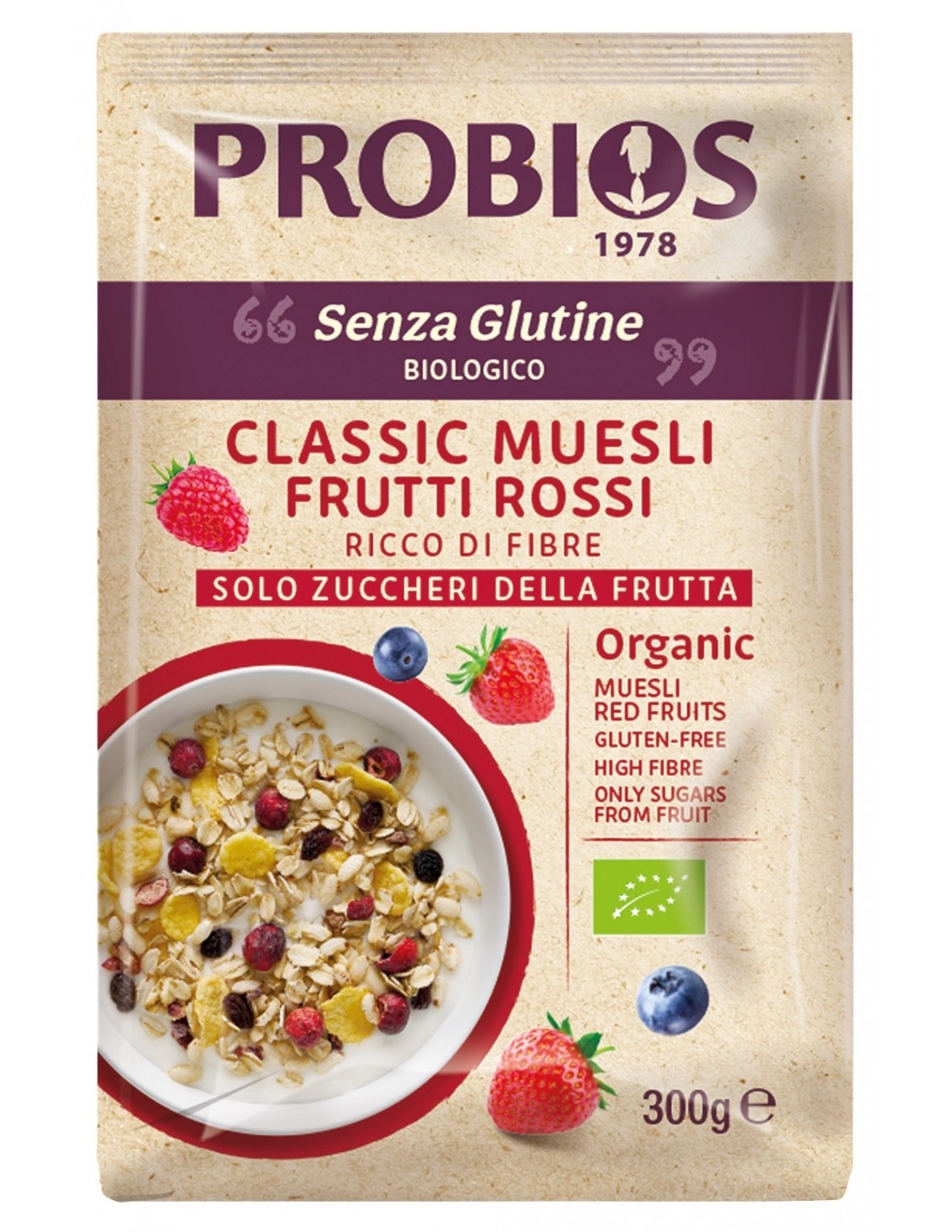 Probios CLASSIC MUESLI FRUTTI ROSSI