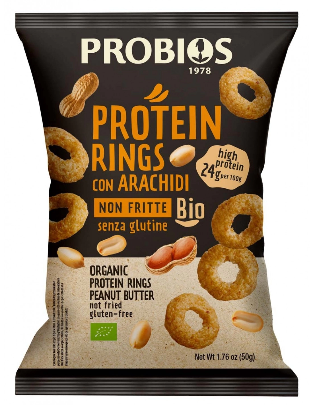 Probios PROTEIN RINGS CON ARACHIDI