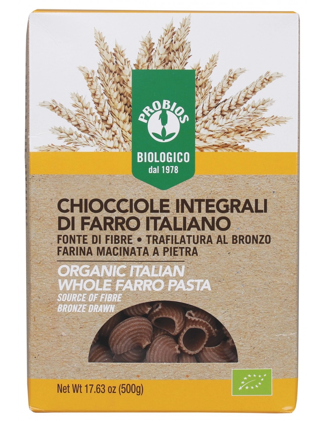 Probios CHIOCCIOLE INTEGRALI DI FARRO ITALIANO