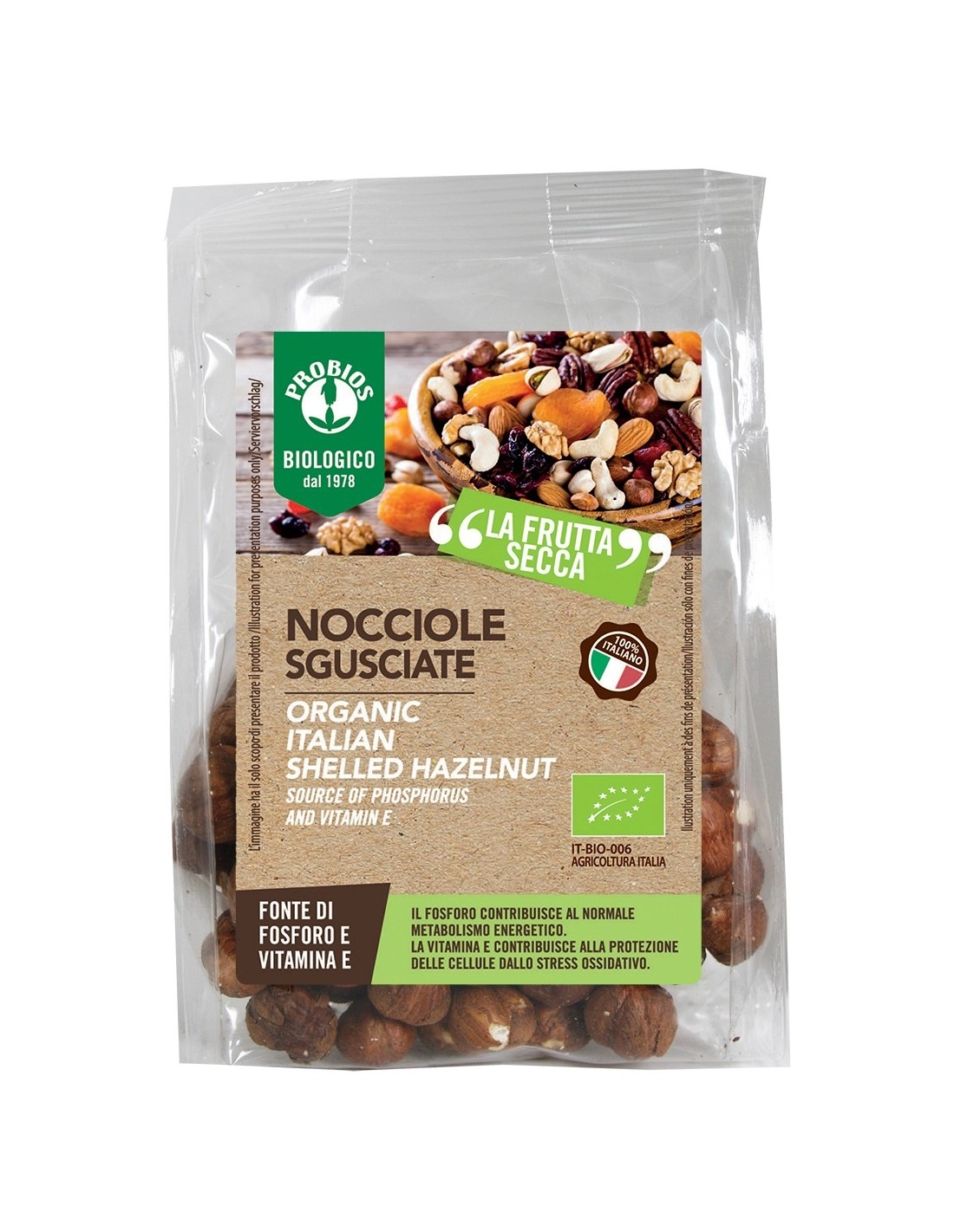Probios NOCCIOLE ITALIANE SGUSCIATE