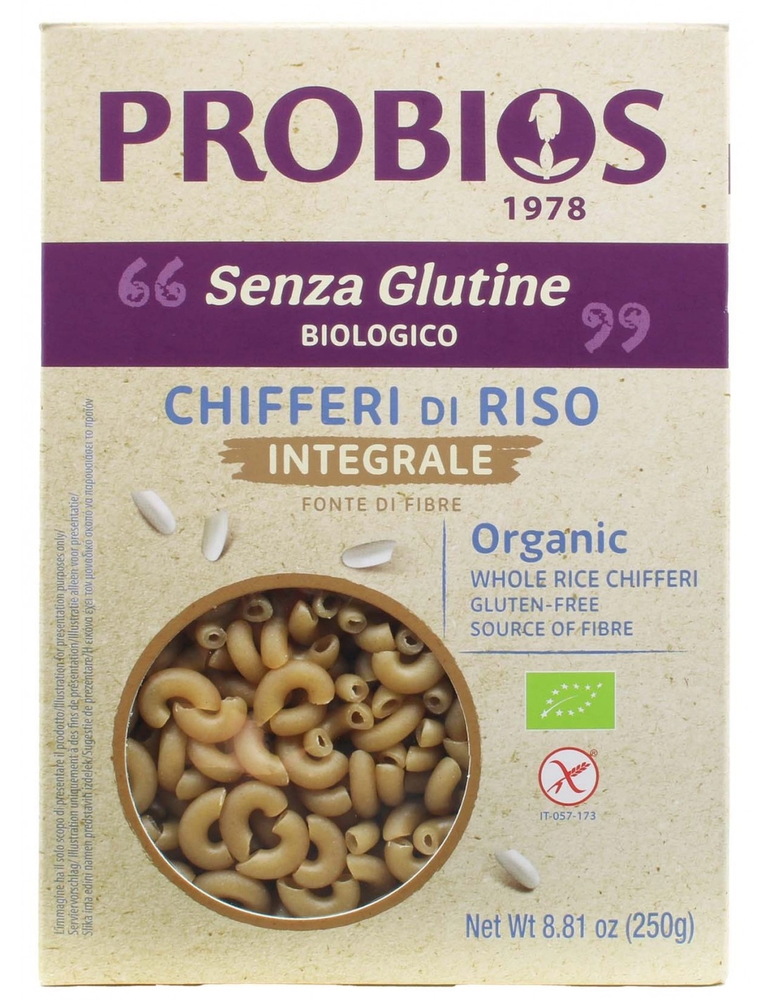 Probios CHIFFERI DI RISO INTEGRALE