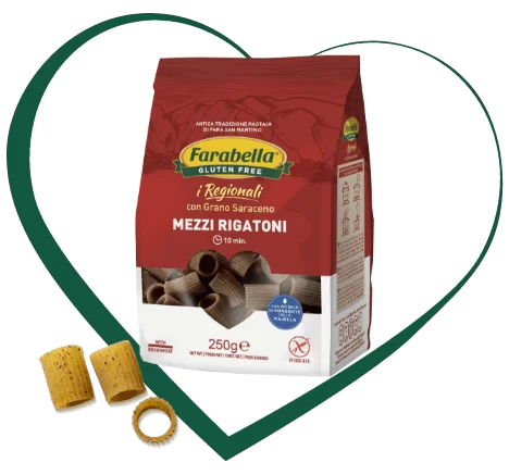 Farabella MEZZI RIGATONI AL SARACENO I REGIONALI PASTA SECCA