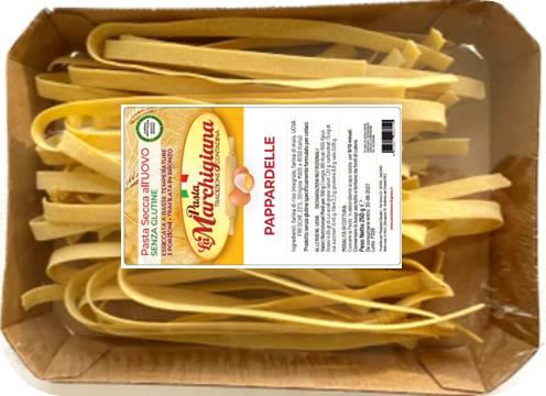 Inglese LA MARCHIGIANA PASTA SECCA ALL’UOVO PAPPARDELLE GR.250 – NOVITA’