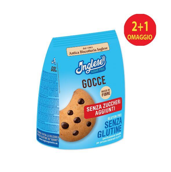 Inglese BISCOTTI S/ZUCC GOCCE GR.200
