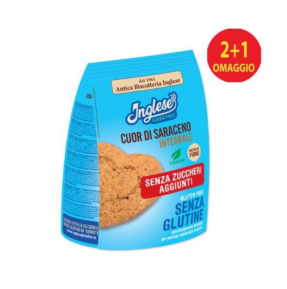 Inglese BISCOTTI S/ZUCC CUOR DI SARACENO GR.200