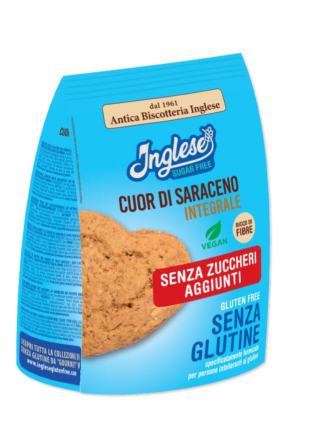 Inglese BISCOTTI S/ZUCC CUOR DI SARACENO GR.200