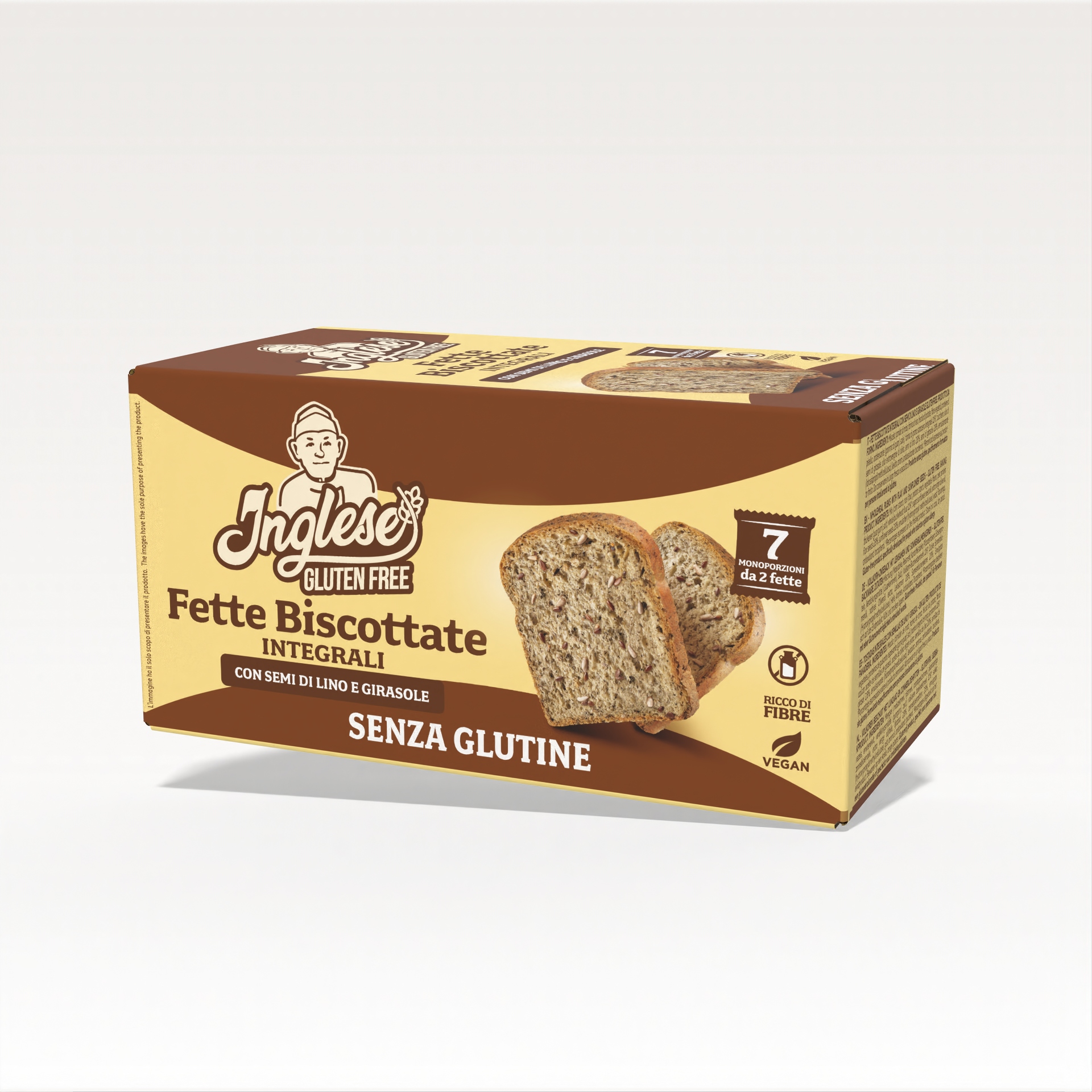 Inglese FETTE BISC. FIBER “INGLESE” GR.200