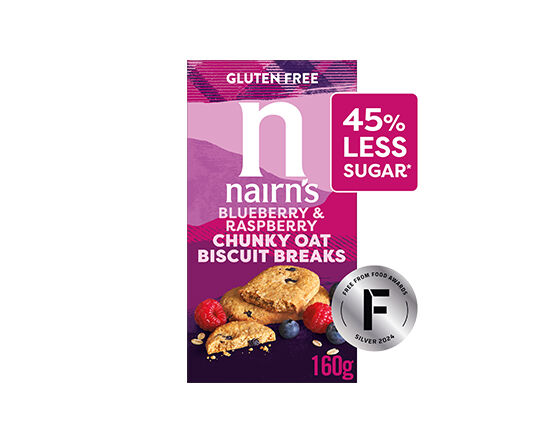 Italcibo NAIRN’S BISCOTTI AVENA INTEGRALE MIRTILLI E LAMPONI 4X40GR