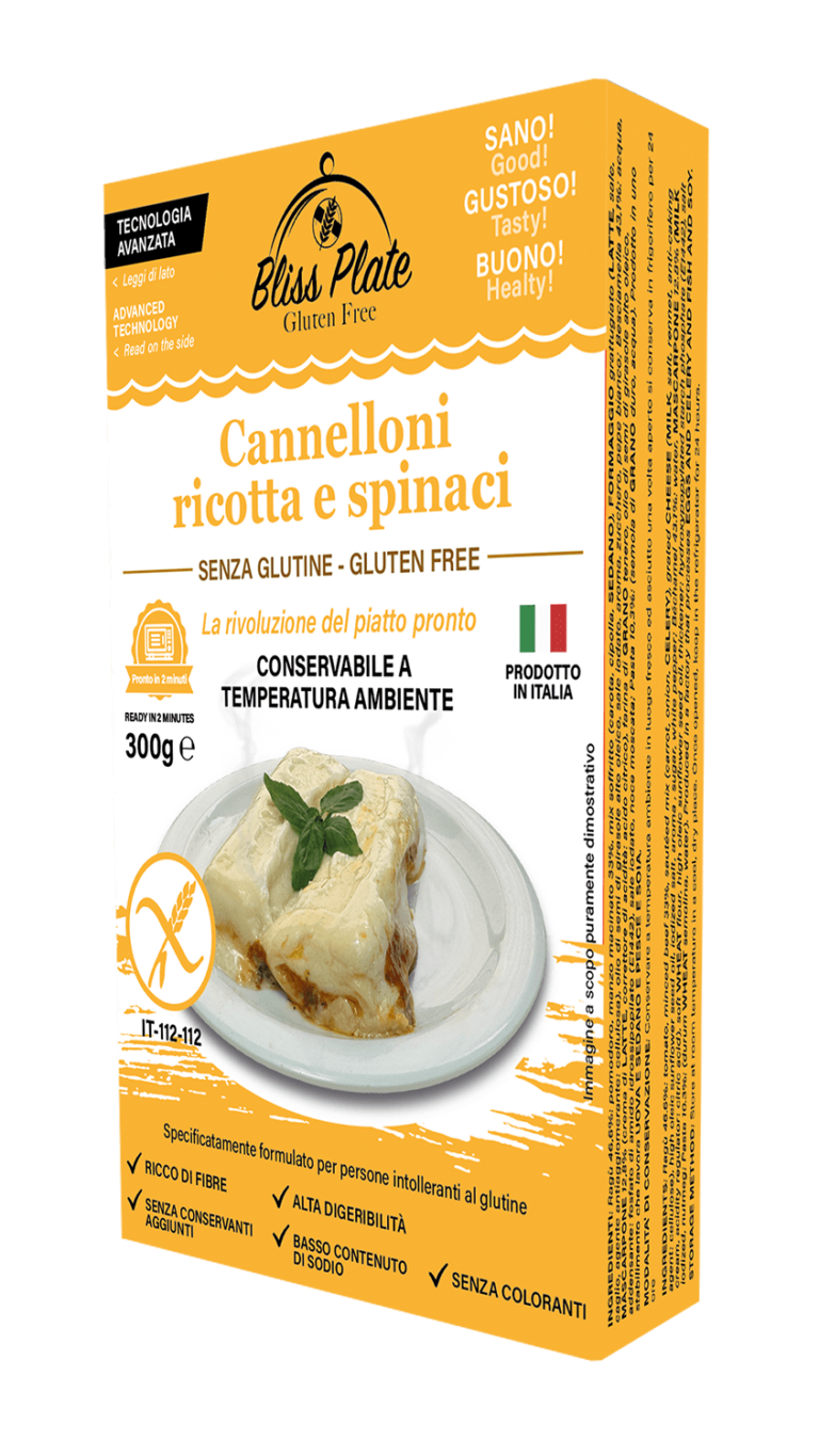 Italcibo BLISS PLATE CANNELLONI RICOTTA E SPINACI