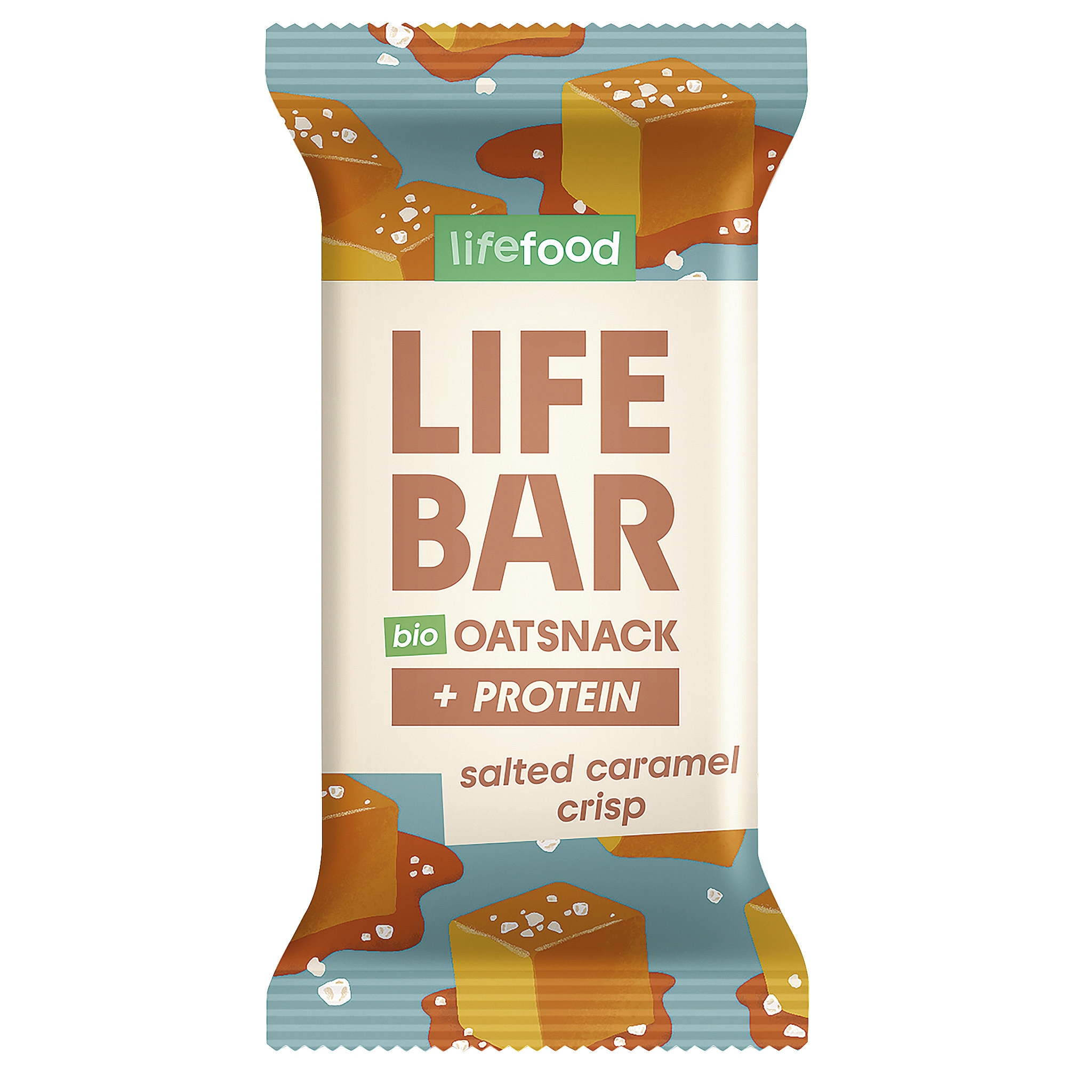 Biotobio Snack avena protein caramello salato crisp