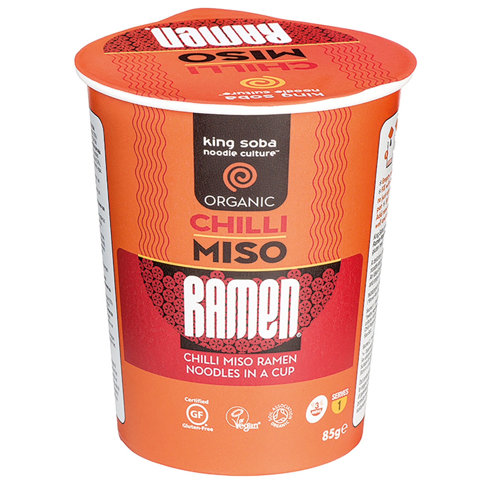 Biotobio Ramen in cup miso chili