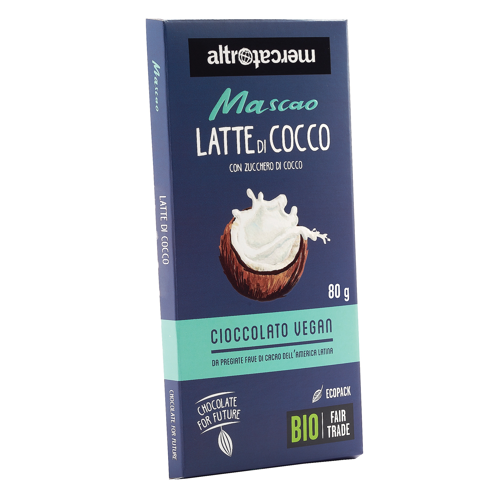 Biotobio Cioccoalto mascao  latte di cocco