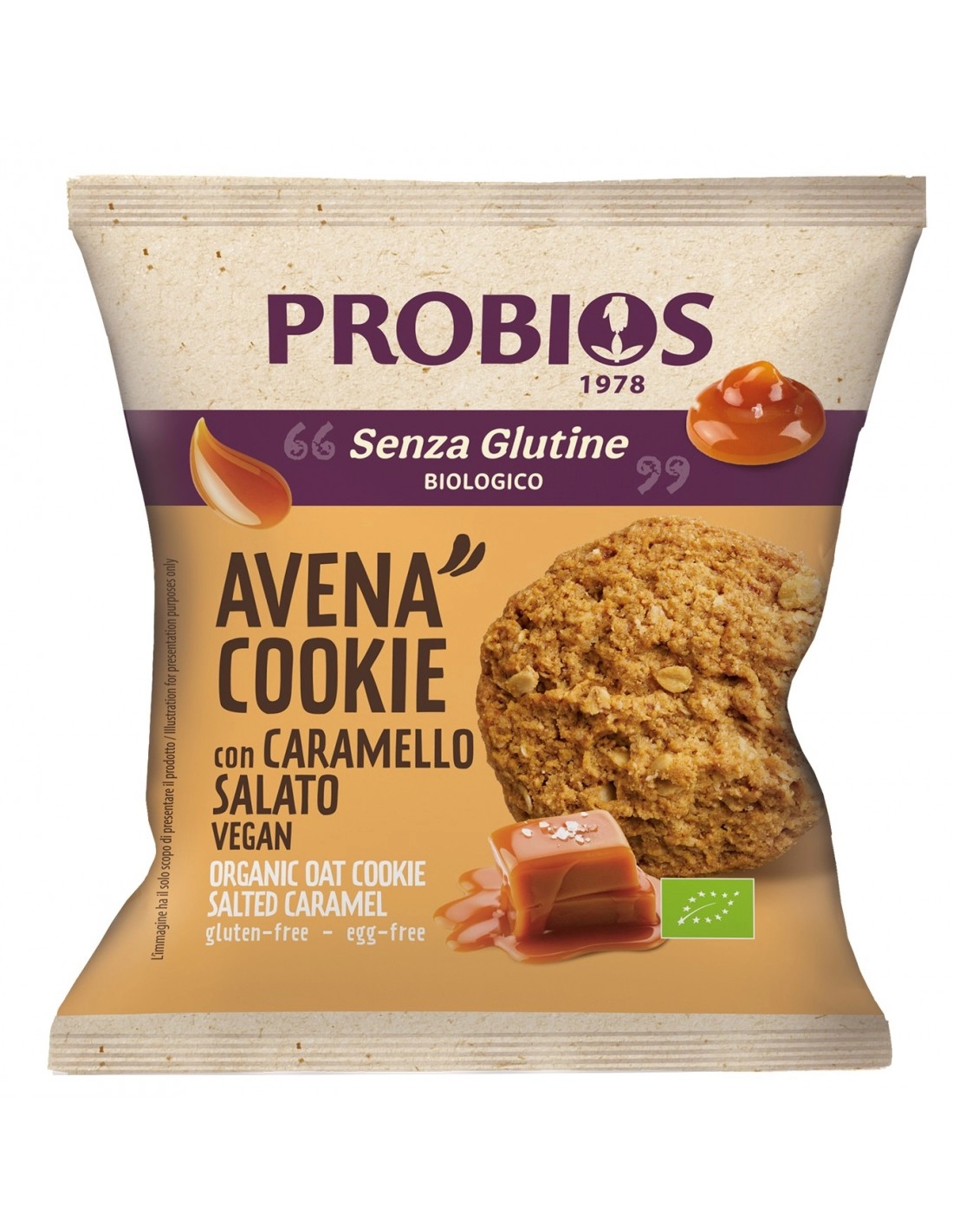 Probios AVENA COOKIE CON CARAMELLO SALATO