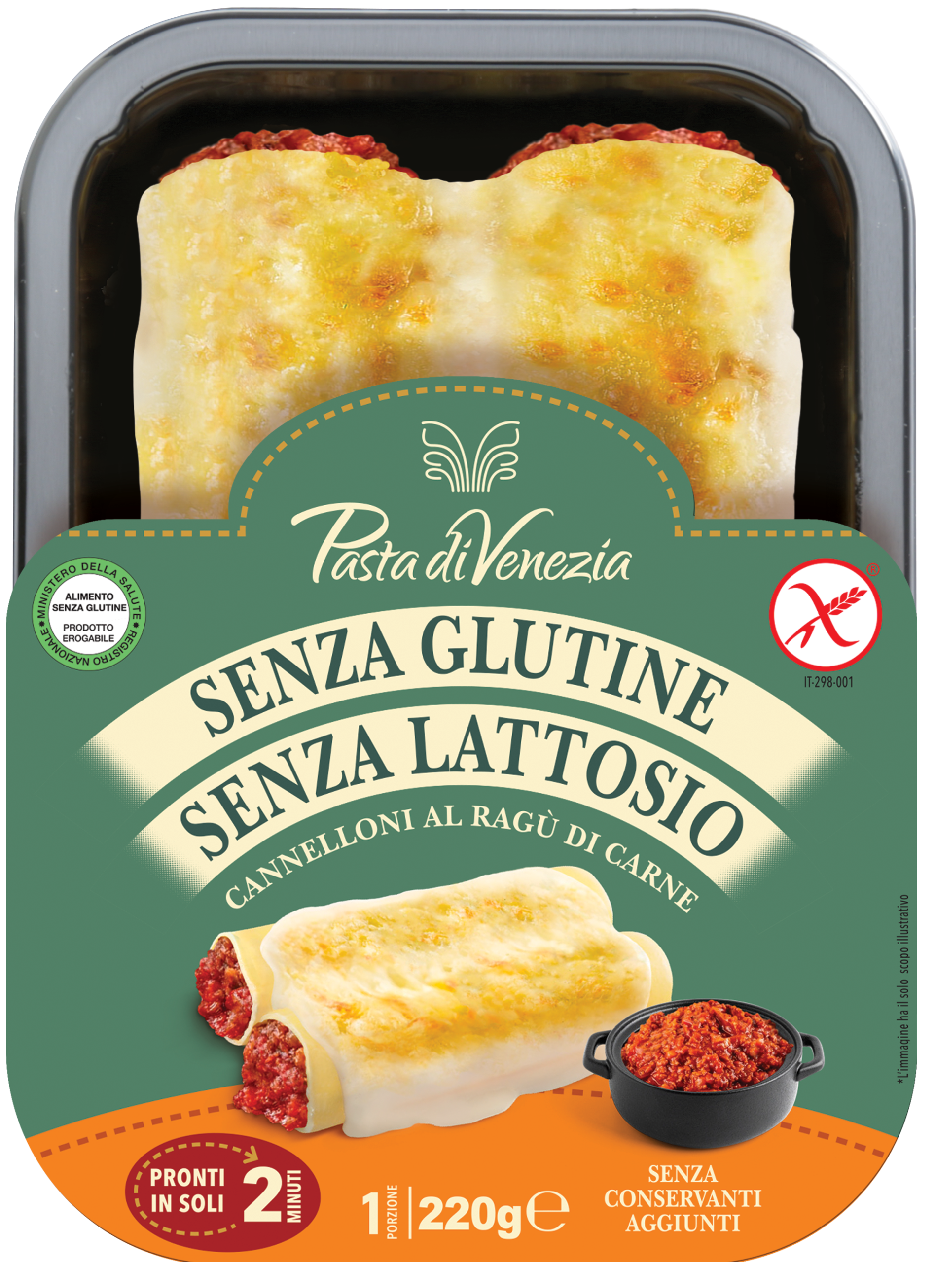 Pasta di Venezia Cannelloni al rag&ugrave;- NOVITA&rsquo;