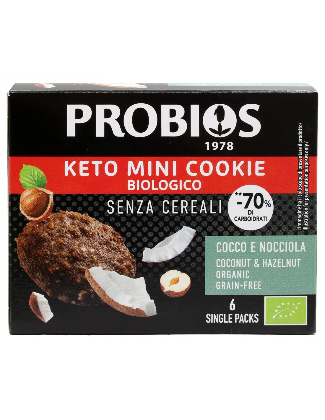 Probios KETO MINI COOKIES COCCO E NOCCIOLA