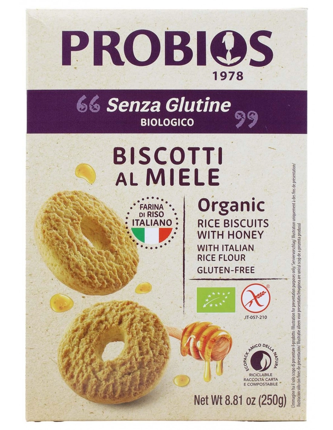 Probios BISCOTTI AL MIELE (ex giullari)
