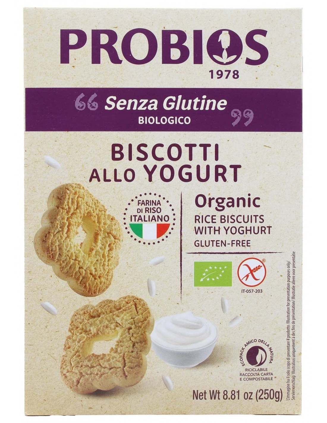 Probios BISCOTTI ALLO YOGURT (ex nobili)
