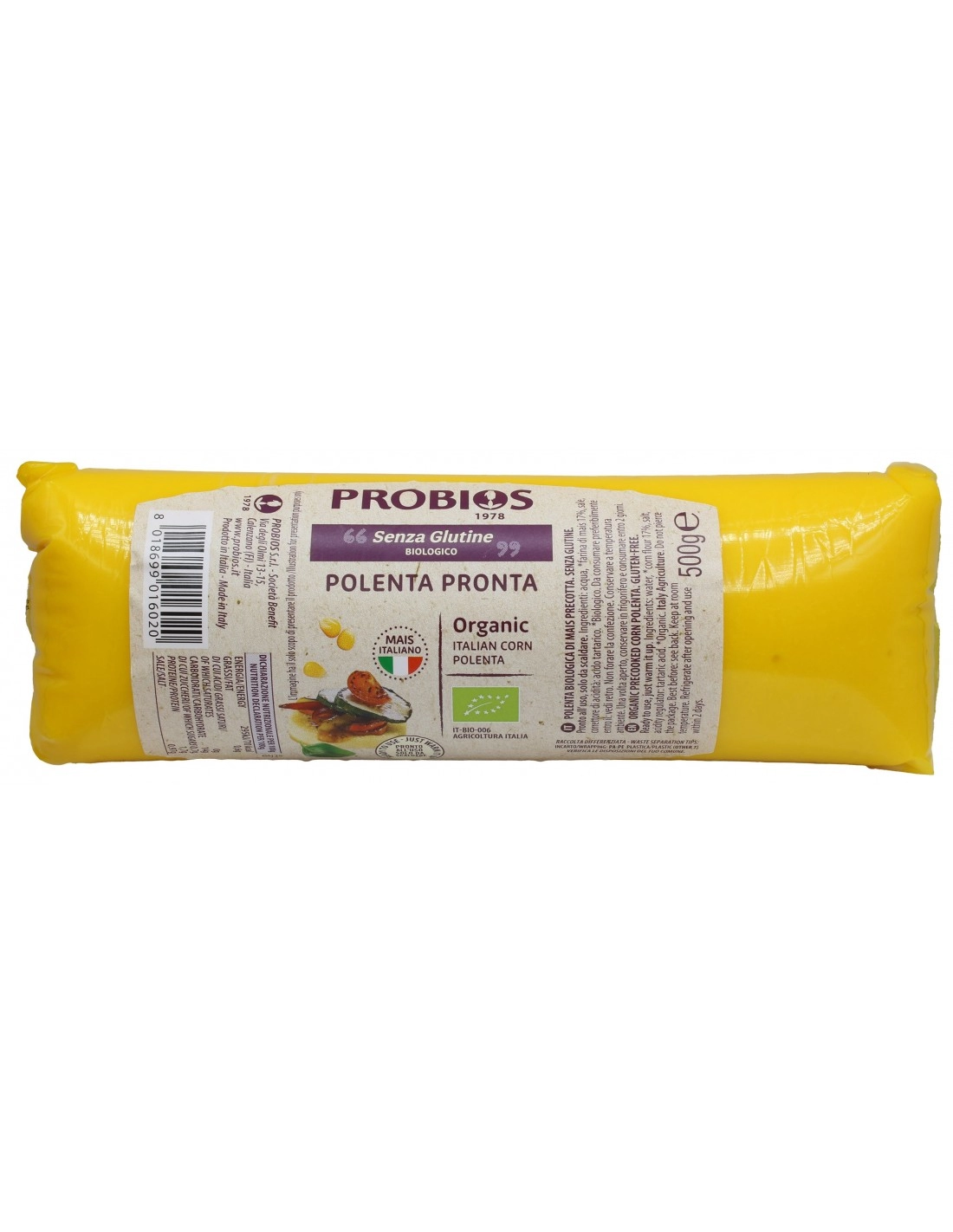 Probios POLENTA PRONTA – forma cilindrica