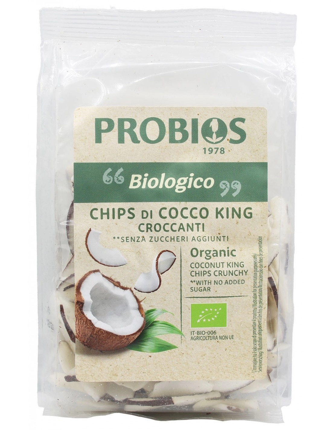 Probios CHIPS DI COCCO KING CROCCANTI
