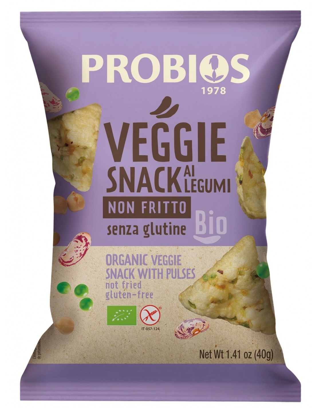 Probios VEGGIE SNACK AI LEGUMI