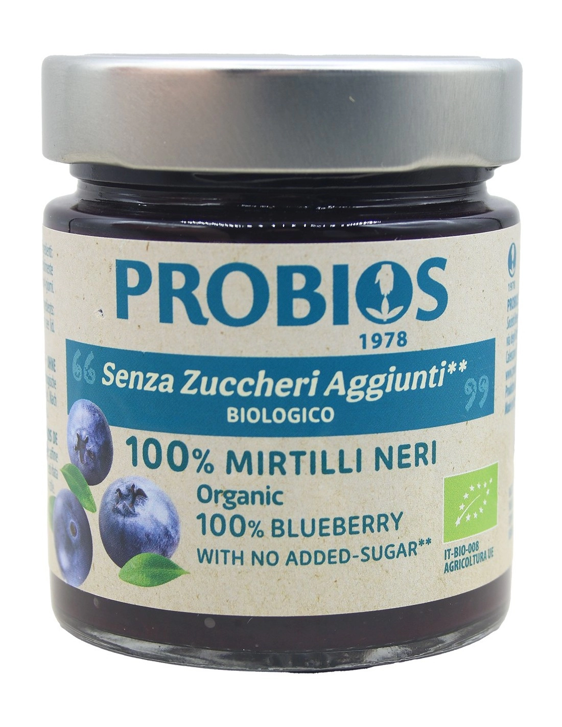 Probios COMPOSTA 100% MIRTILLI NERI senza zuccheri aggiunti**